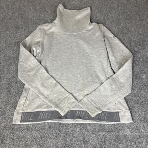 Grey nike turtleneck sweatshirt